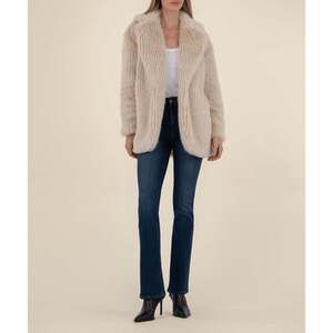 Kut from the Kloth Noelia Faux Fur Coat, Exclusive Size MEDIUMMEDIUM / Cream